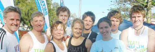 The Ensbeys and Warwick friends (front, from left) Ben Manifold, Niel and Noela Ensbey, Katie McKean, Ruth Burrill, Kurt Ensbey, (back) Kelly Ensbey, Tom McKean and Harry O’Shannessy. The Ensbeys and Warwick friends (front, from left) Ben Manifold, Niel and Noela Ensbey, Katie McKean, Ruth Burrill, Kurt Ensbey, (back) Kelly Ensbey, Tom McKean and Harry O’Shannessy.